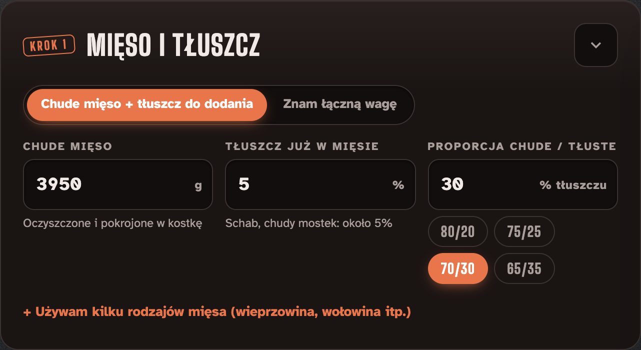 Krok 1 w trybie zaawansowanym