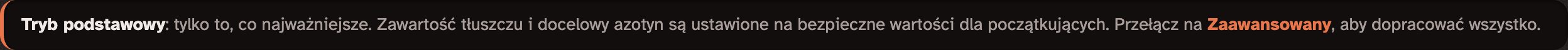 Wiersz trybu podstawowego